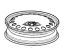 GM 13383365 Spare Wheel, Rear, Steel GM 13383365 Spare Wheel, Rear, Steel