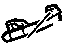 GM 20826121 Handle, Rear Quarter And Roof Rail Assist GM 20826121 Handle, Rear Quarter And Roof Rail Assist