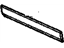 GM 10119253 Body Side Molding, Black; Red, Front Driver Side GM 10119253 Body Side Molding, Black; Red, Front Driver Side