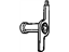 GM 22531300 Wrench, Tire Valve And Cover Lock, Silver GM 22531300 Wrench, Tire Valve And Cover Lock, Silver