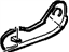 GM 12534458 Cover, Front Seat Back Reclining, Passenger Side GM 12534458 Cover, Front Seat Back Reclining, Passenger Side