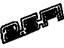 GM 14086459 Nameplate, Front GM 14086459 Nameplate, Front