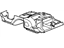 GM 25789424 Carpet, Floor, Gray, Rear GM 25789424 Carpet, Floor, Gray, Rear