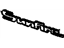 GM 22596481 Nameplate, Front GM 22596481 Nameplate, Front