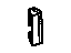 GM 15089910 Wedge, End Gate Lock, Rear