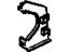 GM 14100477 Header Panel Mount Bracket, Front GM 14100477 Header Panel Mount Bracket, Front