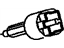 GM 19204653 Connector, Stop Lamp Switch, Black GM 19204653 Connector, Stop Lamp Switch, Black