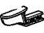 GM 16701601 Recline Handle, Gray, Front Driver Side GM 16701601 Recline Handle, Gray, Front Driver Side