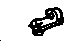 GM 16635169 Clip, Door Lock Remote, Rear GM 16635169 Clip, Door Lock Remote, Rear
