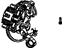 GM 25623414 Stud, Rear Compartment Lid Or Tailgate Decoration, Front