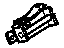 GM 88948890 Bracket, Am7 - Rear Folding Bucket/Split Bench GM 88948890 Bracket, Am7 - Rear Folding Bucket/Split Bench