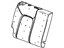 GM 95017242 Pad, Rear Seat Back