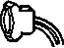 GM 12117339 Connector, Distributor (Also Knock Sensor), Black GM 12117339 Connector, Distributor (Also Knock Sensor), Black