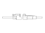 GM 19369184 Connector, Electronic Control Suspension, Black GM 19369184 Connector, Electronic Control Suspension, Black
