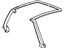 GM 10198209 Weatherstrip, Driver Side GM 10198209 Weatherstrip, Driver Side