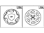 GM 10290958 Wheel Cover, Silver GM 10290958 Wheel Cover, Silver