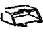 GM 3548978 Air Outlet, Dark Gray, Passenger Side GM 3548978 Air Outlet, Dark Gray, Passenger Side