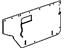 GM 21098018 Door Trim Lining, Inner Passenger Side GM 21098018 Door Trim Lining, Inner Passenger Side