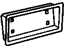 GM 10138995 License Mount Pocket GM 10138995 License Mount Pocket
