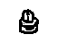 GM 94857160 Bumper Cover Nut, Black