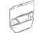 GM 15035145 Panel, Door Trim/Access, Blue, Front
