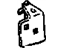 GM 16627027 Upper Hinge, Front Lower