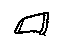 GM 25910540 Stone Guard, Driver Side GM 25910540 Stone Guard, Driver Side