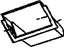 GM 15734755 Compartment, Roof Console, Front GM 15734755 Compartment, Roof Console, Front