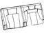 GM 88983644 Cover, Am7 - Rear Folding Bench Seat Back, Oak GM 88983644 Cover, Am7 - Rear Folding Bench Seat Back, Oak