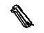GM 10088352 Grip, Parking Brake Apply Lever GM 10088352 Grip, Parking Brake Apply Lever