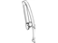 GM 23121532 Retractor, Seat Belt, Rear Center