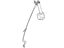 GM 19351816 Retractor, Seat Belt, Black, Rear GM 19351816 Retractor, Seat Belt, Black, Rear