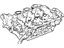 GM 12633962 Cylinder Head GM 12633962 Cylinder Head