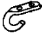 GM 14055781 Tow Hook, Driver Side GM 14055781 Tow Hook, Driver Side