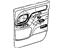 GM 15706258 Door Trim Panel, Gray, Rear Passenger Side GM 15706258 Door Trim Panel, Gray, Rear Passenger Side