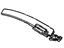 GM 16627462 Handle, Outside, Black, Front Passenger Side