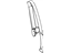 GM 23121529 Retractor, Seat Belt, Black, Rear Center GM 23121529 Retractor, Seat Belt, Black, Rear Center