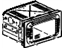 GM 15800001 Radio, Radio Receiver GM 15800001 Radio, Radio Receiver