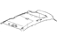 GM 22697426 Panel, Roof Headlining, Gray