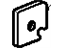 GM 16701613 Support Bracket Washer, Front Center GM 16701613 Support Bracket Washer, Front Center