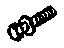 GM 94500090 Bolt, Rear Side Door Lower Hinge