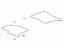 GM 84553718 Mat Package, Front And Rear Floor Mat (Carpet), Jet Black