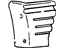 GM 16612761 Belt Molding, Front Outer Driver Side GM 16612761 Belt Molding, Front Outer Driver Side