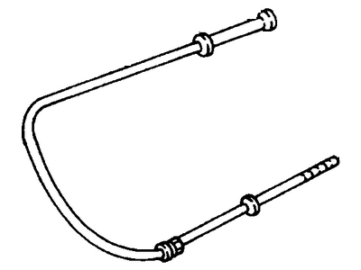 GMC Syclone Parking Brake Cable - 14063019