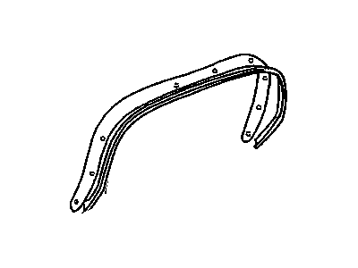 Cadillac 1617920 Wheel Opening Molding