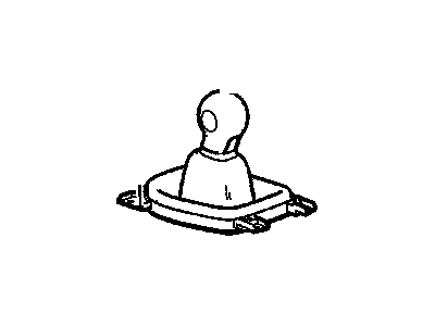 Chevy 24256965 KNOB,MANUAL TRANSMISSION CONTROL LEVER(W/O SHIFT PATTERN)(BLACK W/BLUE & RED STITCHED KNOB)(STONE STITCHED BOOT)("HURST")