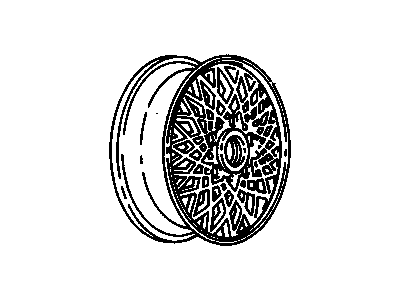 1989 Pontiac Bonneville Spare Wheel - 12519621