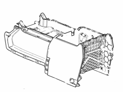 Chevy 84199892 CONSOLE,FRONT FLOOR(INCLUDES 4-8,10-24,26,28,29)(BLACK)