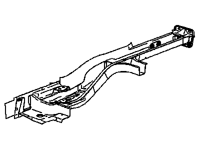 Saturn 21123636 Rear Rail