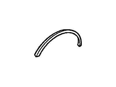 Pontiac 10037500 Wheel Opening Molding